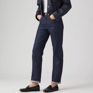 Levi's Women's Straight Leg Jeans - Dark Blue